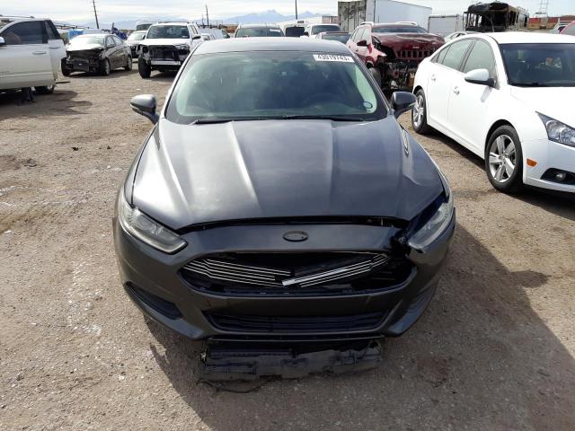 3FA6P0H77FR160964 - 2015 FORD FUSION SE GRAY photo 5