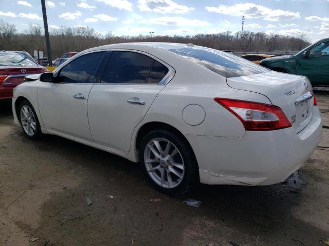 1N4AA51E29C823765 - 2009 NISSAN MAXIMA S WHITE photo 2