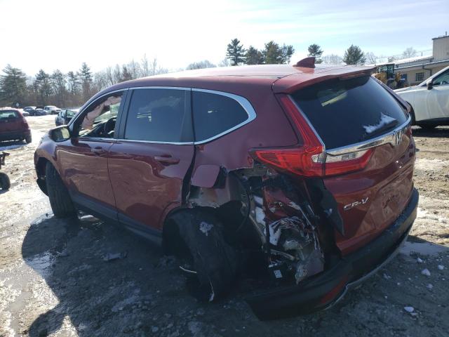 5J6RW2H81HL002453 - 2017 HONDA CR-V EXL ORANGE photo 2