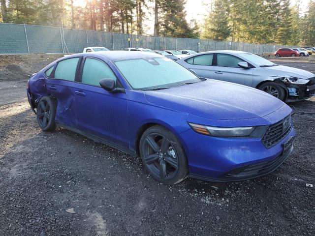 1HGCY2F76PA039896 - 2023 HONDA ACCORD HYBRID SPORT-L BLUE photo 4