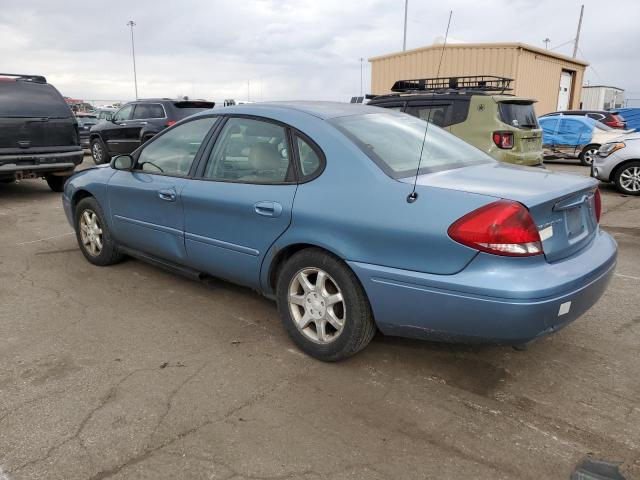 1FAFP56U67A162545 - 2007 FORD TAURUS SEL BLUE photo 2