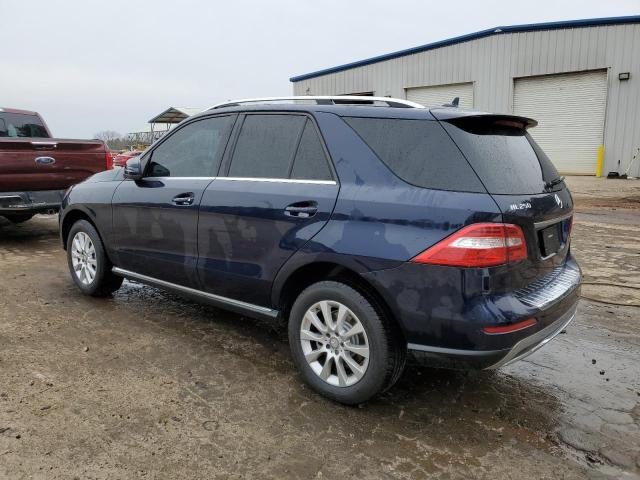 4JGDA0EB2FA572176 - 2015 MERCEDES-BENZ ML 250 BLUETEC BLUE photo 2