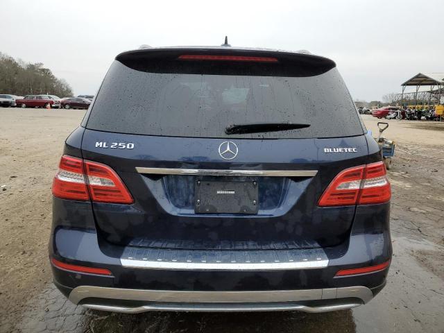 4JGDA0EB2FA572176 - 2015 MERCEDES-BENZ ML 250 BLUETEC BLUE photo 6