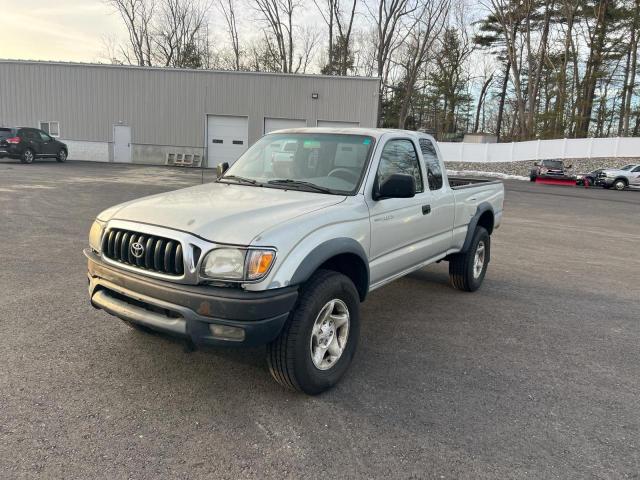 5TEWN72N81Z872747 - 2001 TOYOTA TACOMA XTRACAB SILVER photo 1