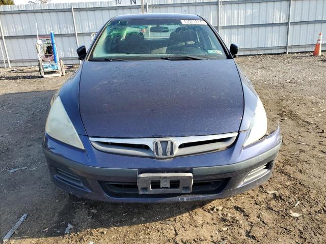 1HGCM56197A095825 - 2007 HONDA ACCORD VALUE BLUE photo 5