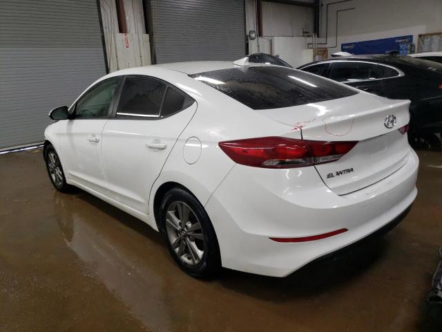 5NPD84LF2JH249079 - 2018 HYUNDAI ELANTRA SEL WHITE photo 2