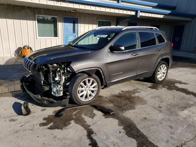 1C4PJLDS1HW585480 - 2017 JEEP CHEROKEE LIMITED GRAY photo 1