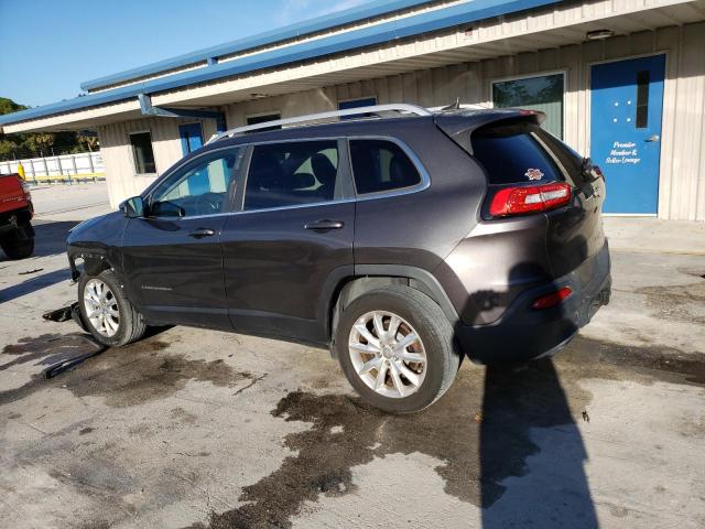 1C4PJLDS1HW585480 - 2017 JEEP CHEROKEE LIMITED GRAY photo 2