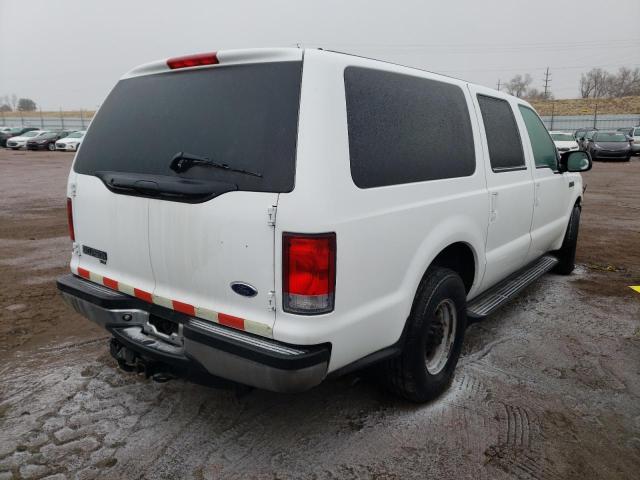 1FMNU40F52EA85828 - 2002 FORD EXCURSION XLT WHITE photo 3