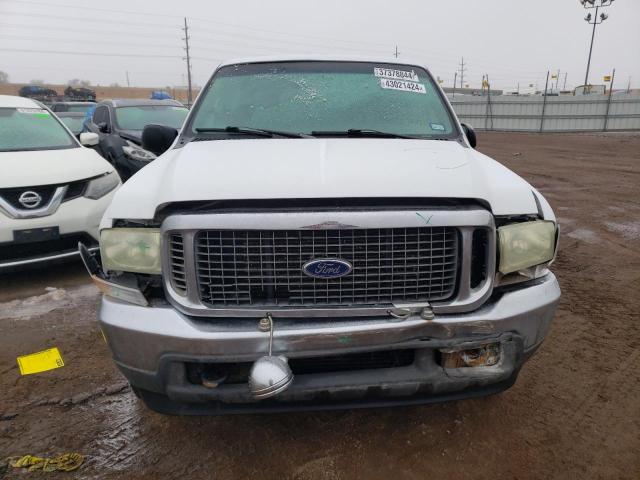 1FMNU40F52EA85828 - 2002 FORD EXCURSION XLT WHITE photo 5