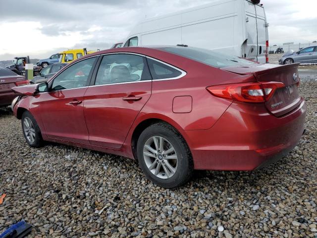 5NPE24AF2FH116919 - 2015 HYUNDAI SONATA SE RED photo 2