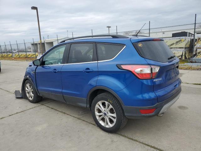 1FMCU9GD1JUC49623 - 2018 FORD ESCAPE SE BLUE photo 2