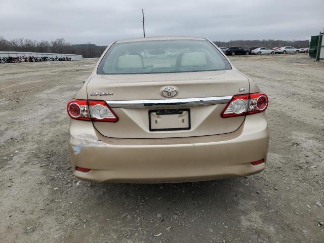 JTDBU4EE5B9135160 - 2011 TOYOTA COROLLA BASE BEIGE photo 6