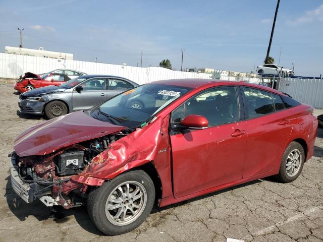 JTDKBRFU1J3586743 - 2018 TOYOTA PRIUS RED photo 1