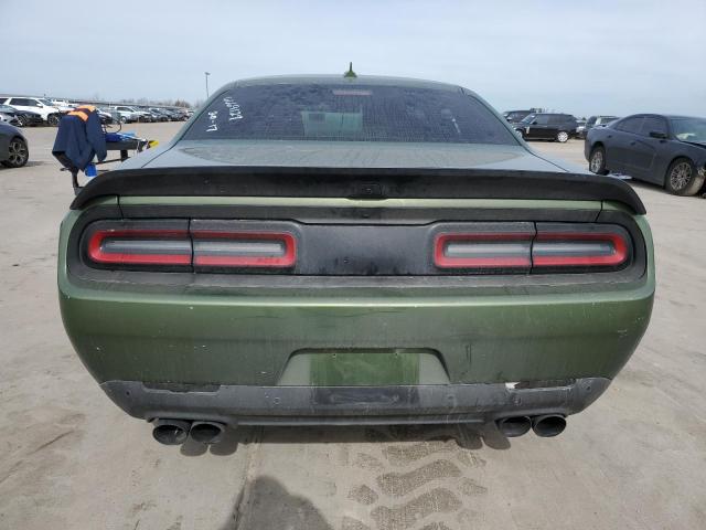 2C3CDZFJ0MH665220 - 2021 DODGE CHALLENGER R/T SCAT PACK GREEN photo 6