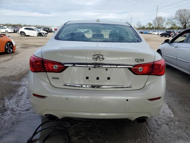 JN1CV7AR6HM681289 - 2017 INFINITI Q50 BASE WHITE photo 6