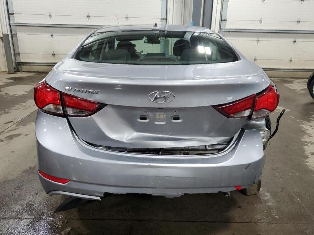 5NPDH4AEXGH697024 - 2016 HYUNDAI ELANTRA SE SILVER photo 6