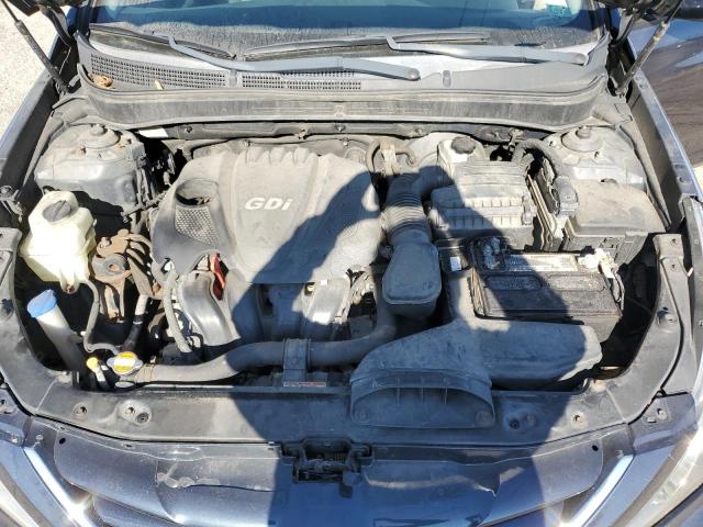 5NPEB4AC2CH347207 - 2012 HYUNDAI SONATA GLS BLUE photo 11