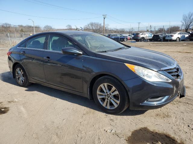 5NPEB4AC2CH347207 - 2012 HYUNDAI SONATA GLS BLUE photo 4