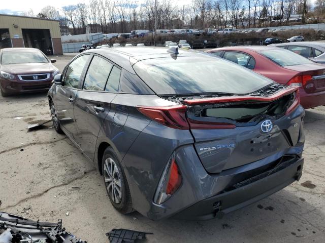 JTDKAMFP2N3227424 - 2022 TOYOTA PRIUS PRIM LE GRAY photo 2