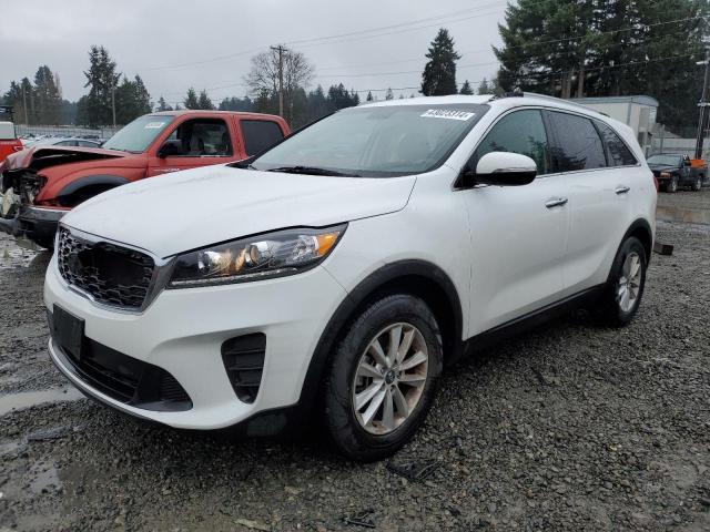 5XYPG4A30KG590465 - 2019 KIA SORENTO L WHITE photo 1