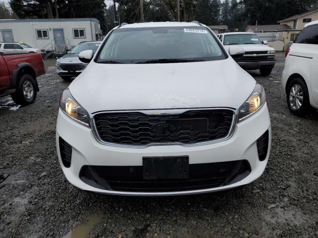 5XYPG4A30KG590465 - 2019 KIA SORENTO L WHITE photo 5