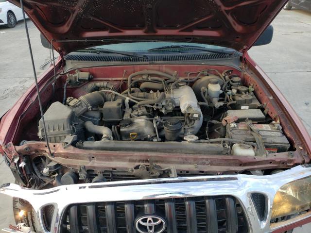 5TESM92N51Z760291 - 2001 TOYOTA TACOMA XTRACAB PRERUNNER ბურგუნდია ფოტო 11