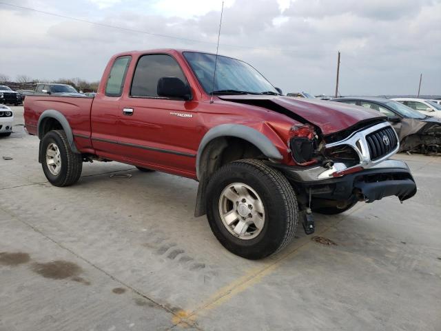 5TESM92N51Z760291 - 2001 TOYOTA TACOMA XTRACAB PRERUNNER ბურგუნდია ფოტო 4