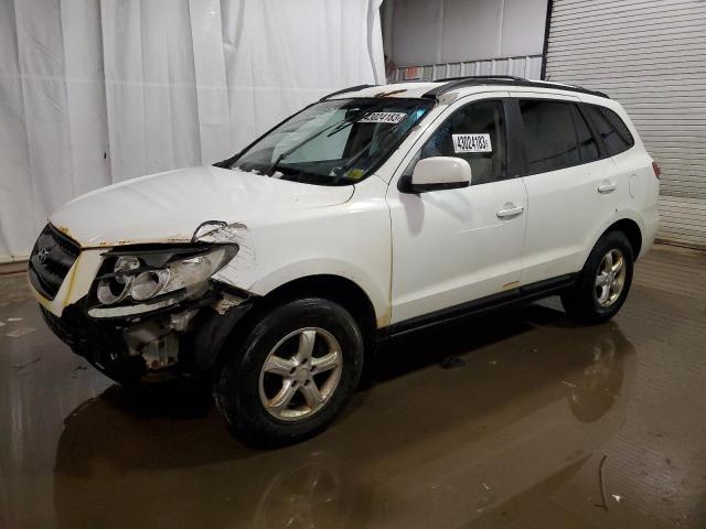 5NMSG73D58H200198 - 2008 HYUNDAI SANTA FE GLS WHITE photo 1