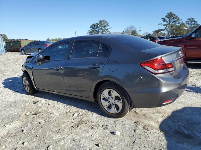 19XFB2F59DE293235 - 2013 HONDA CIVIC LX GRAY photo 2