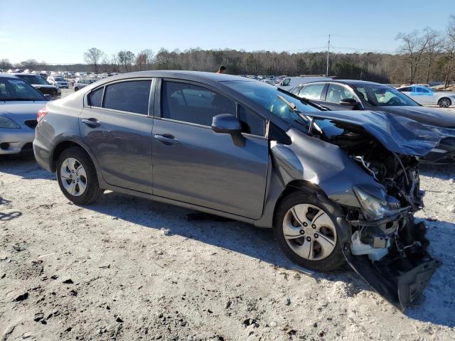 19XFB2F59DE293235 - 2013 HONDA CIVIC LX GRAY photo 4