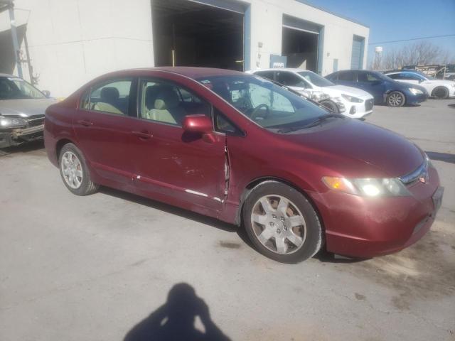 1HGFA16516L036336 - 2006 HONDA CIVIC LX RED photo 4