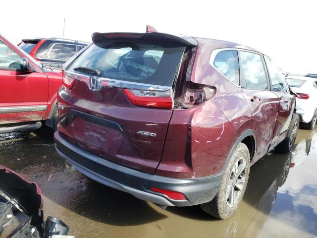 2HKRW6H37KH206090 - 2019 HONDA CR-V LX BURGUNDY photo 3