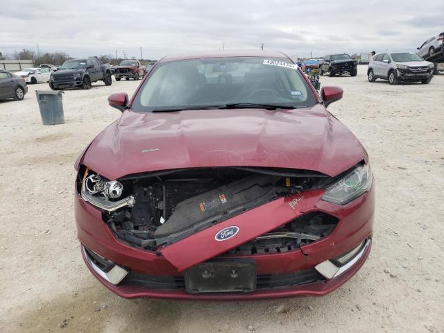 3FA6P0H77HR397327 - 2017 FORD FUSION SE MAROON photo 5