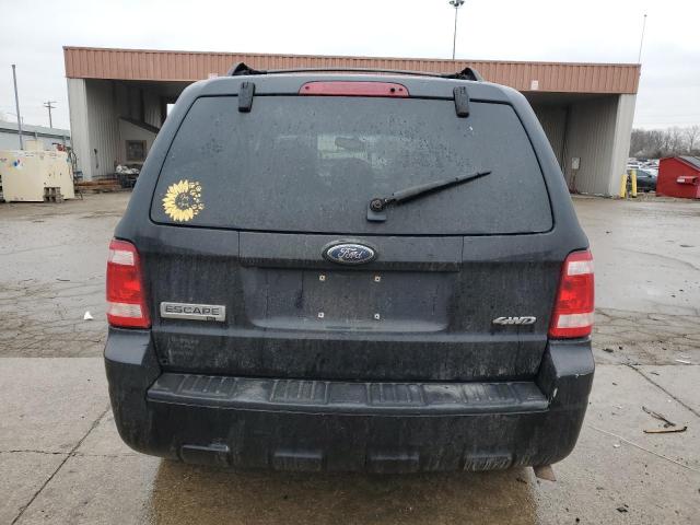 1FMCU93799KB68103 - 2009 FORD ESCAPE XLT BLACK photo 6