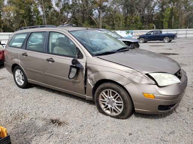 1FAFP36N55W151050 - 2005 FORD FOCUS ZXW TAN photo 4