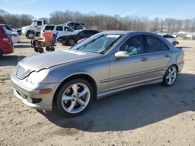 WDBRF40J45F610153 - 2005 MERCEDES-BENZ C 230K SPORT SEDAN SILVER photo 1