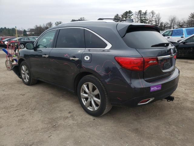 5FRYD4H89EB046006 - 2014 ACURA MDX ADVANCE BLACK photo 2