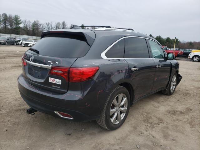 5FRYD4H89EB046006 - 2014 ACURA MDX ADVANCE BLACK photo 3