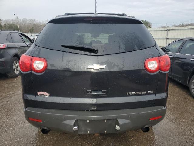 1GNKRLED5BJ185338 - 2011 CHEVROLET TRAVERSE LTZ BLACK photo 6