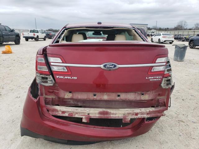 1FAHP2F80JG119933 - 2018 FORD TAURUS LIMITED MAROON photo 6