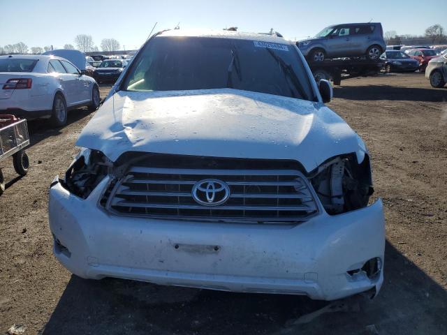 JTEBK3EH9A2160950 - 2010 TOYOTA HIGHLANDER WHITE photo 5