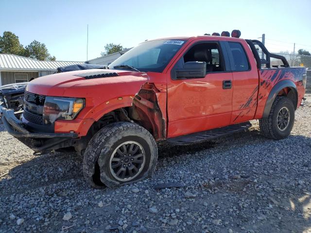 1FTEX1EV1AFA29985 - 2010 FORD F150 SUPER CAB ORANGE photo 1