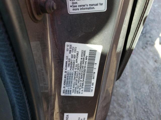 5FNRL5H49DB030219 - 2013 HONDA ODYSSEY EX GRAY photo 13