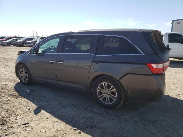 5FNRL5H49DB030219 - 2013 HONDA ODYSSEY EX GRAY photo 2