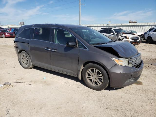 5FNRL5H49DB030219 - 2013 HONDA ODYSSEY EX GRAY photo 4