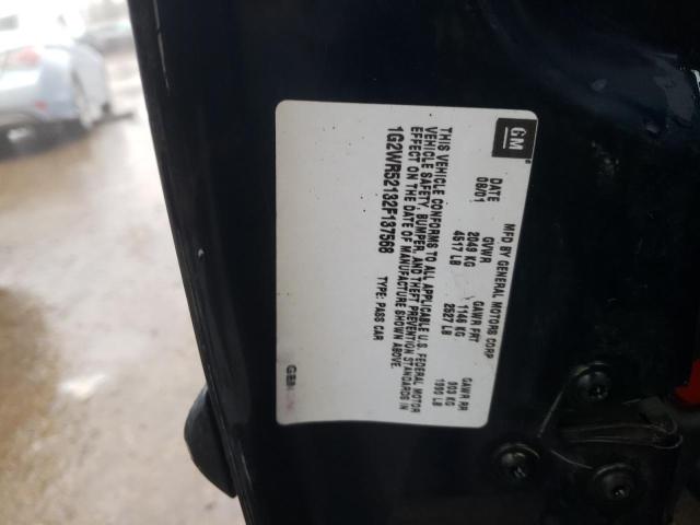 1G2WR52132F137568 - 2002 PONTIAC GRAND PRIX GTP BLUE photo 12