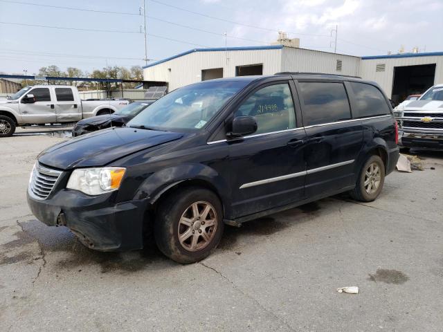 2C4RC1BG6CR186474 - 2012 CHRYSLER TOWN & COU TOURING შავი ფოტო 1