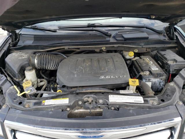 2C4RC1BG6CR186474 - 2012 CHRYSLER TOWN & COU TOURING შავი ფოტო 12