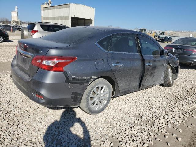 3N1AB7AP8JL650124 - 2018 NISSAN SENTRA S GRAY photo 3